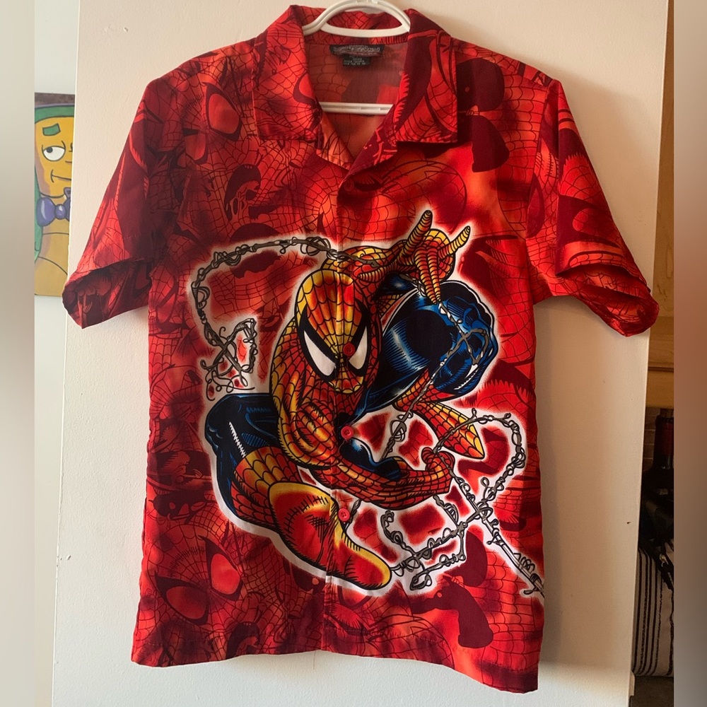 2002 Spider-Man Button down